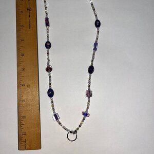 Handcrafted Glass Beaded Lanyard